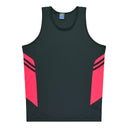 1111 Aussie Pacific Tasman Mens Singlets - Neon Colours