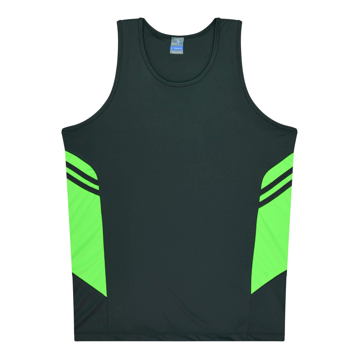 1111 Aussie Pacific Tasman Mens Singlets - Neon Colours