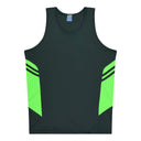 1111 Aussie Pacific Tasman Mens Singlets - Neon Colours