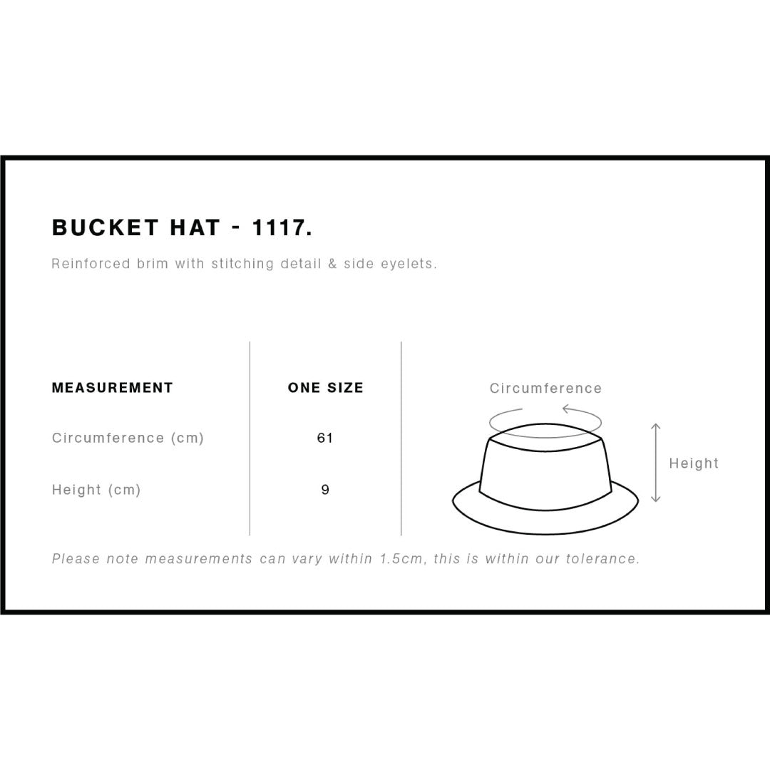 1117 AS Colour Bucket Hat