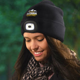 Headlamp Beanie - Embroidered