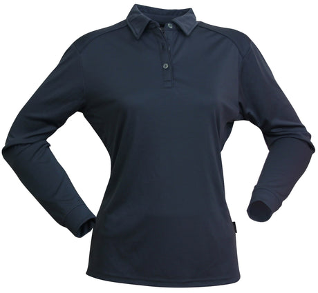 1143 Freshen Ladies Long Sleeve Polo