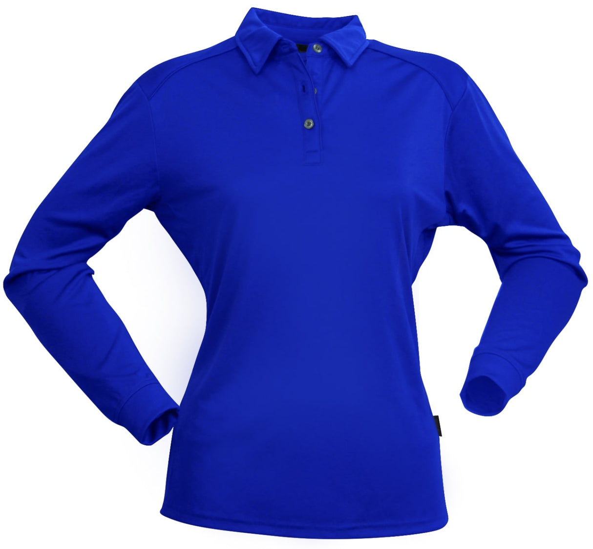 1143 Freshen Ladies Long Sleeve Polo - Embroidered