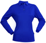 1143 Freshen Ladies Long Sleeve Polo - Embroidered