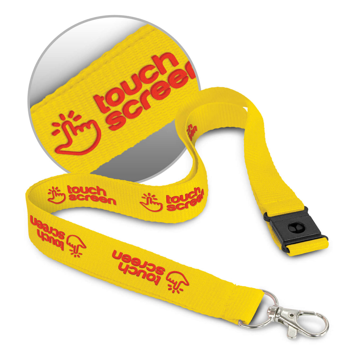 3D Logo Lanyard - Branded