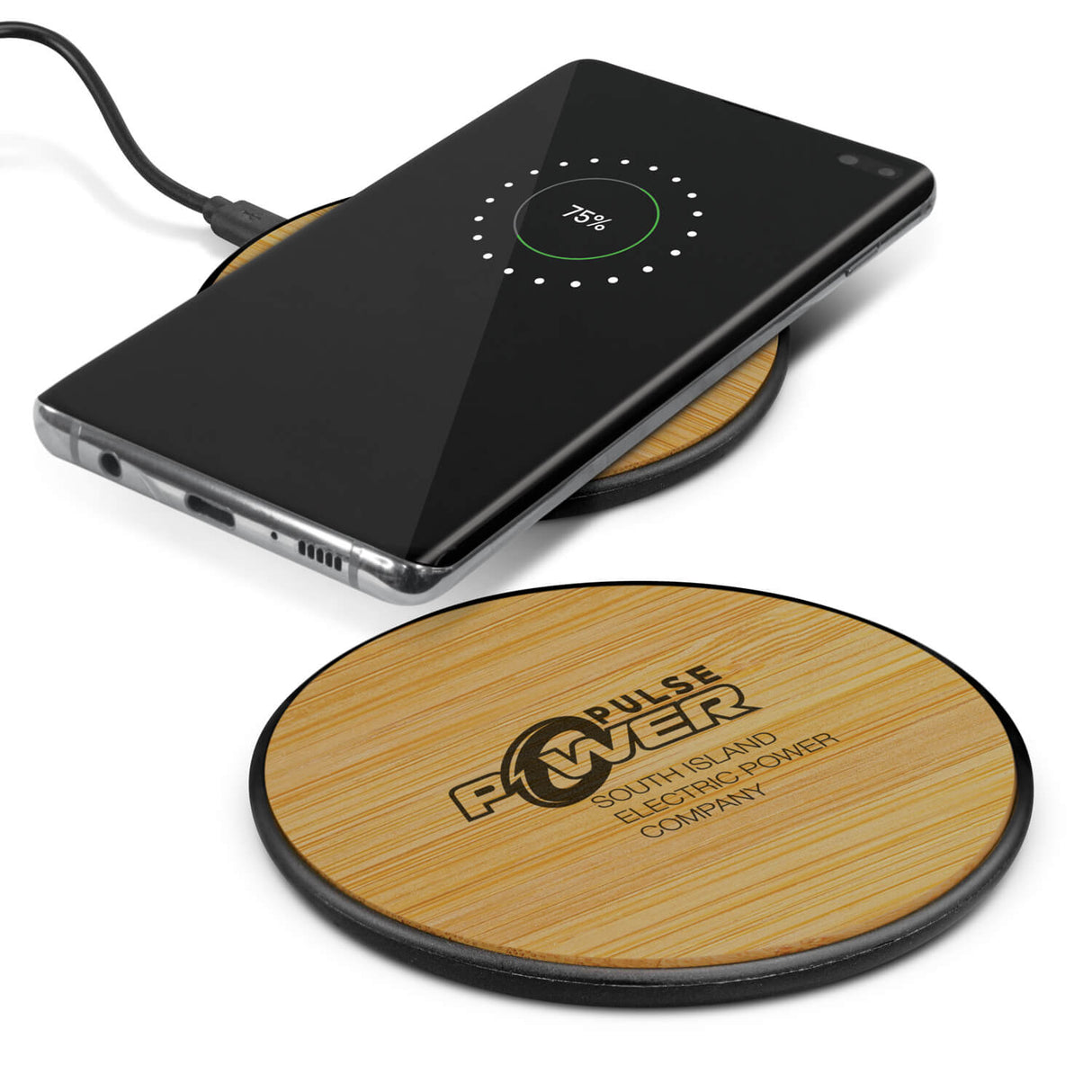 Bamboo Wireless Charger - Printed