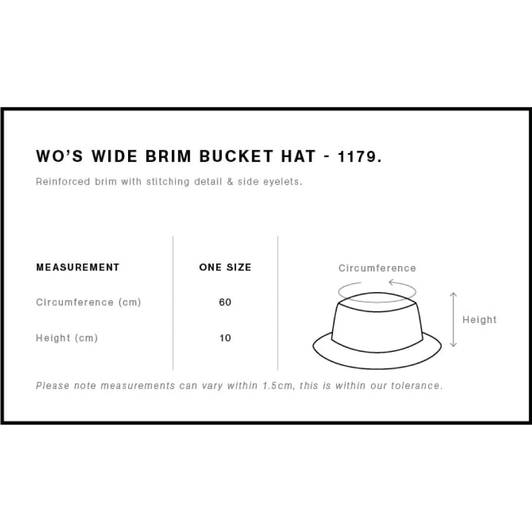 1179 AS Colour Wo's Brim Bucket Hat