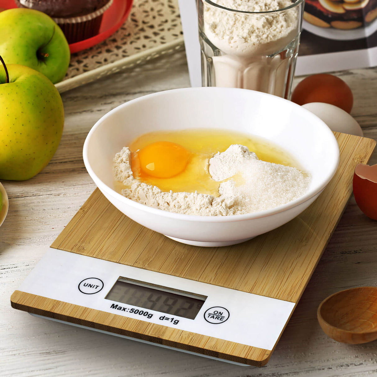 Bamboo Kitchen Scale - Printed