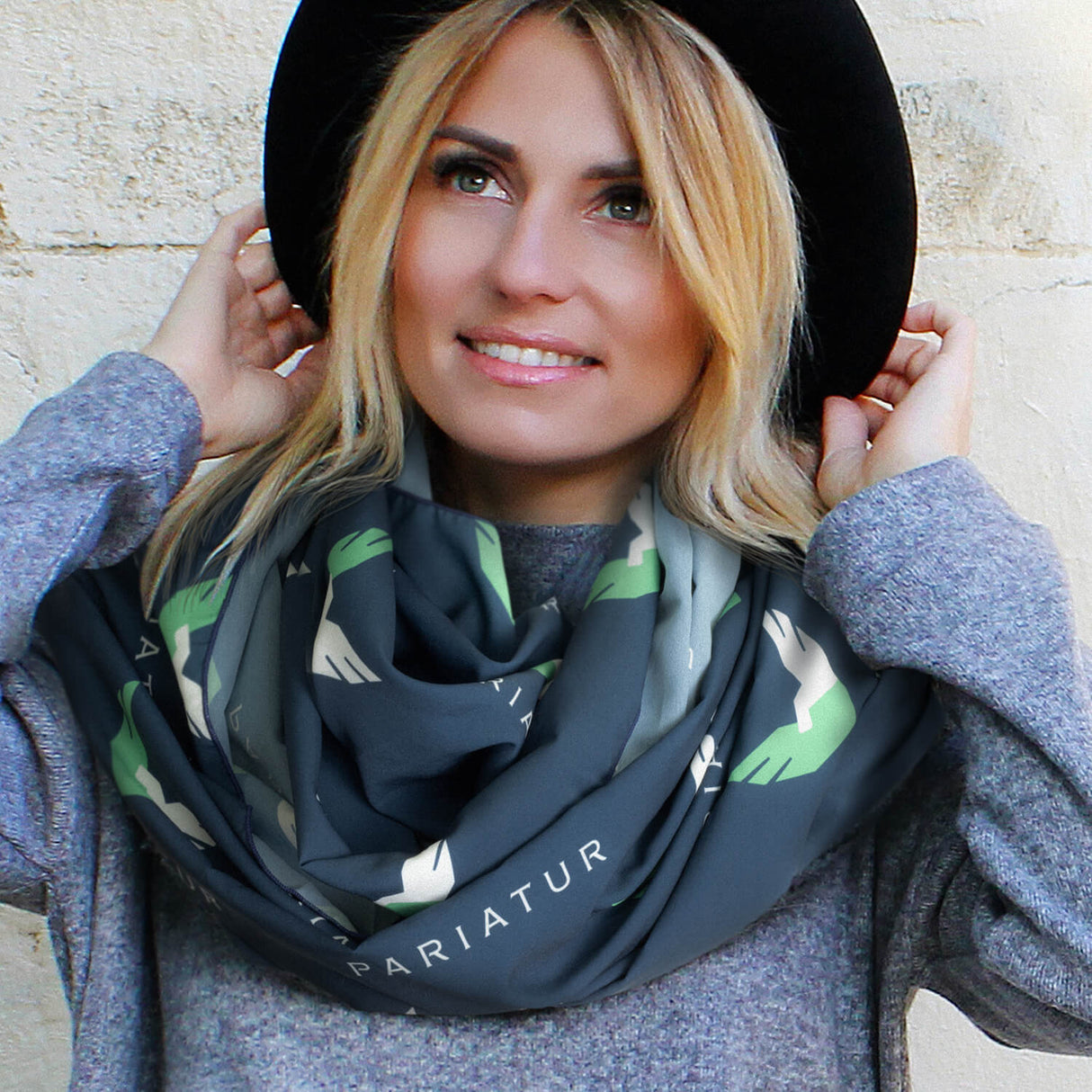 Berlin Infinity Scarf - Printed