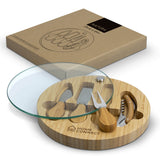 Eco Glass & Bamboo Cheese Board - Engraved