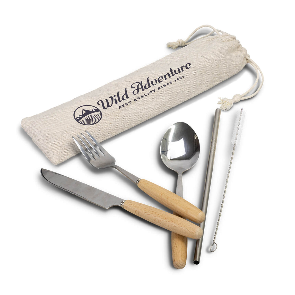 Stainless Steel Cutlery Set - Printed