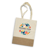 Eco Tote Bag With Jute Base - Printed