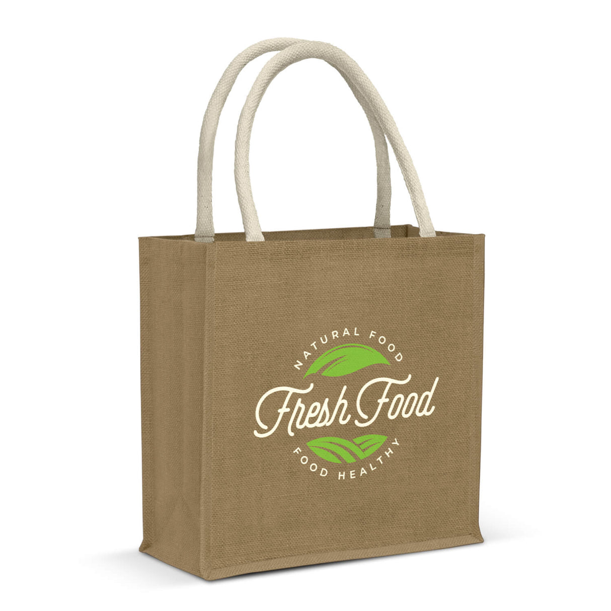 Customised Starch Jute Tote Bag - Printed