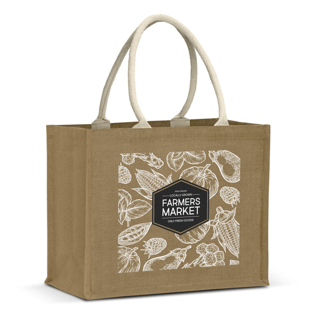 Stellar Starch Jute Tote Bag - Printed