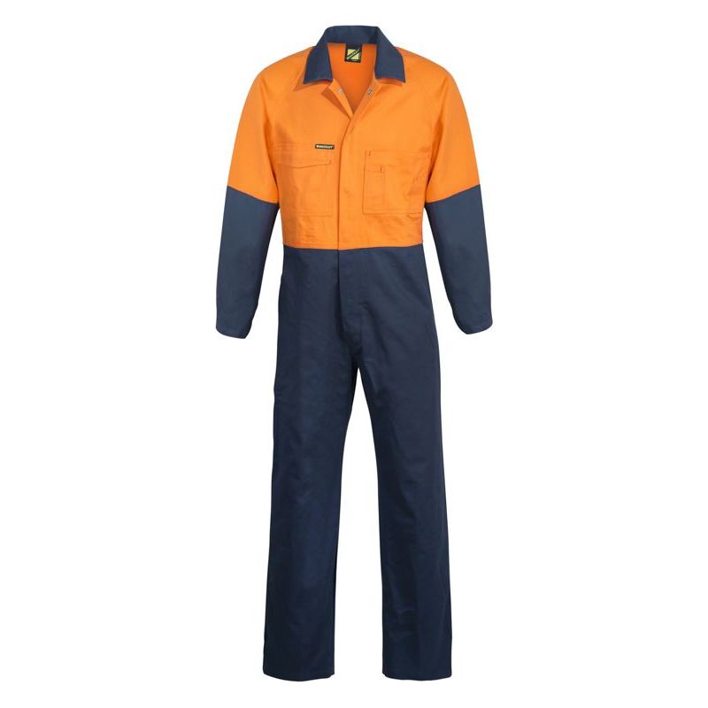 WC3059 - Workcraft Hi Vis Two Tone Poly/Cotton Overalls