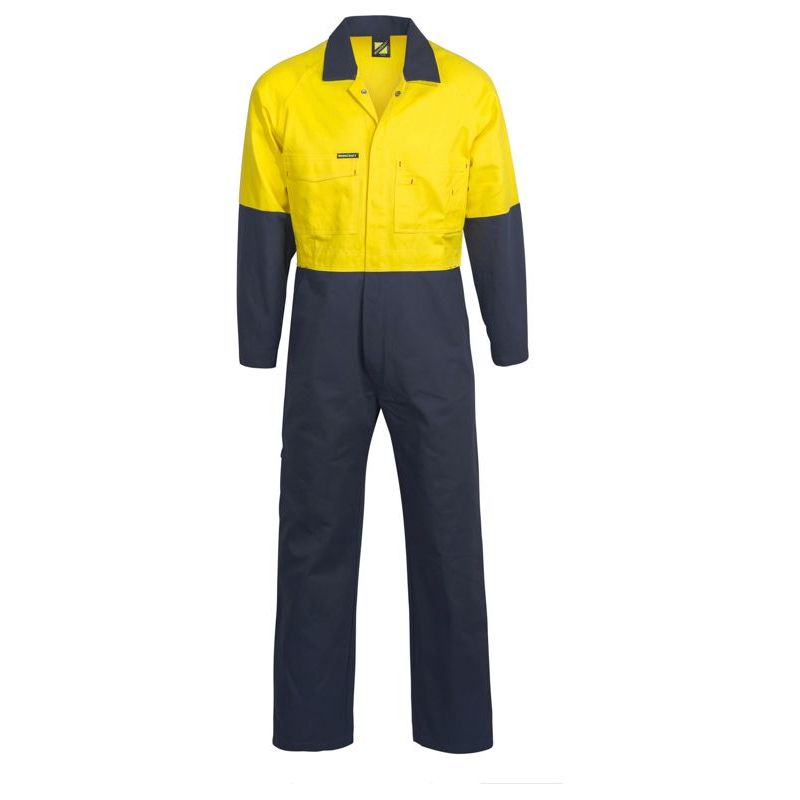 WC3059 - Workcraft Hi Vis Two Tone Poly/Cotton Overalls