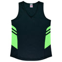 2111 Tasman Lady Singlets - Neon Colours