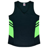 2111 Tasman Lady Singlets - Neon Colours