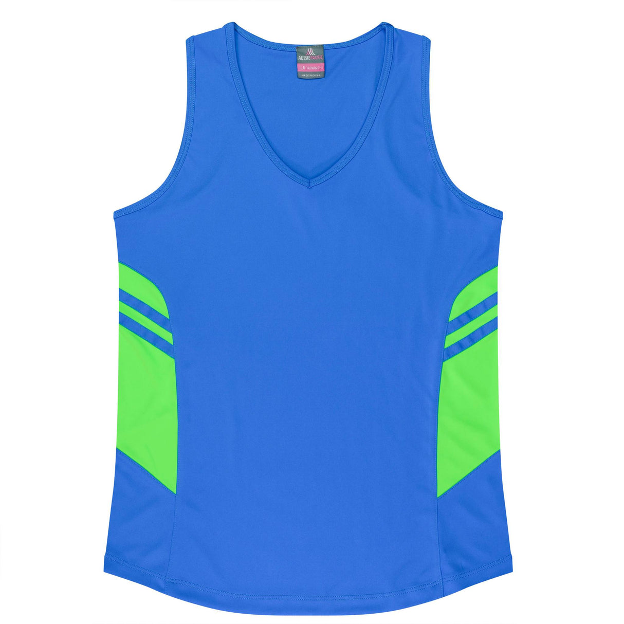 2111 Tasman Lady Singlets - Neon Colours