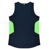 2111 Tasman Lady Singlets - Neon Colours