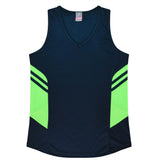 2111 Tasman Lady Singlets - Neon Colours