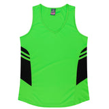 2111 Tasman Lady Singlets - Neon Colours