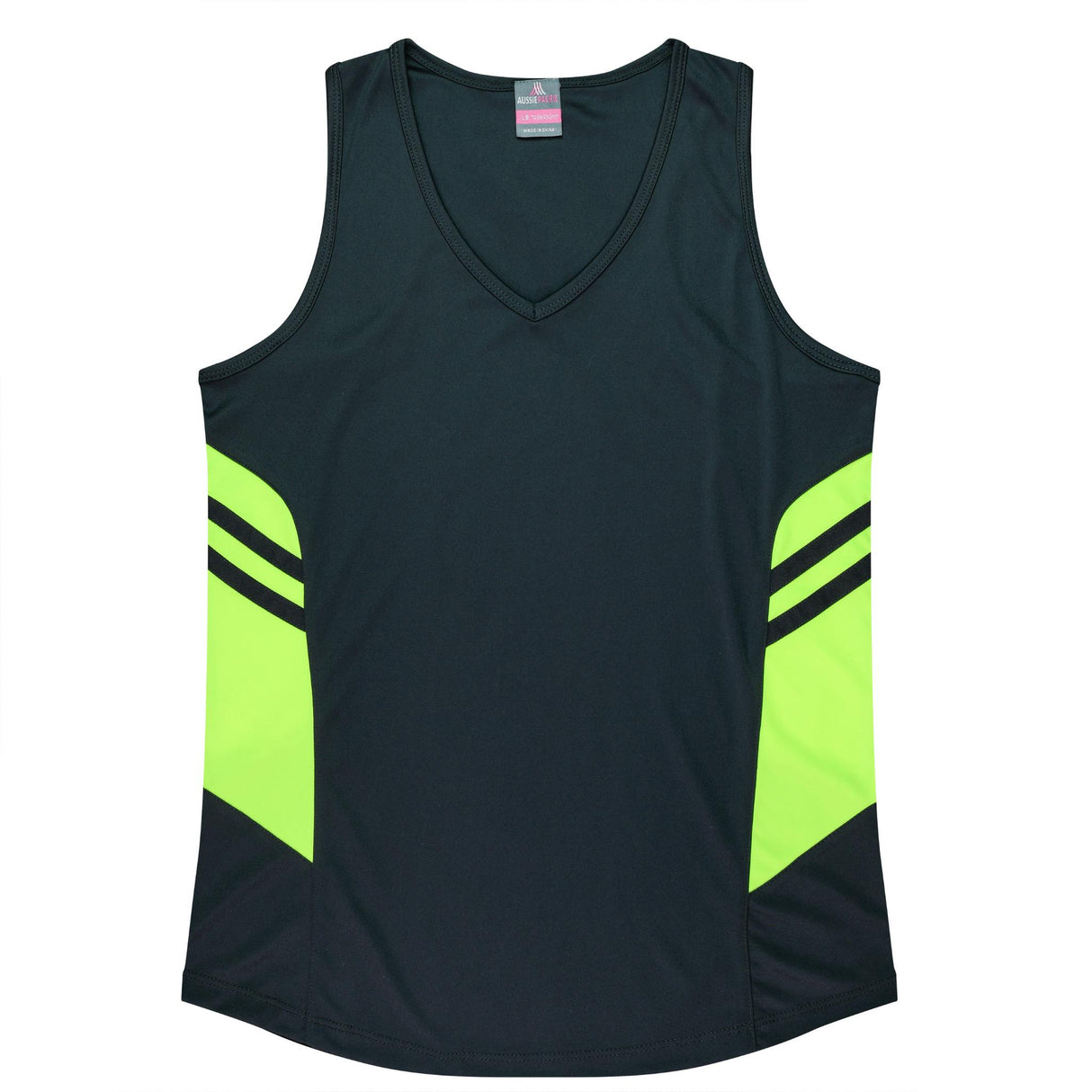 2111 Tasman Lady Singlets - Neon Colours