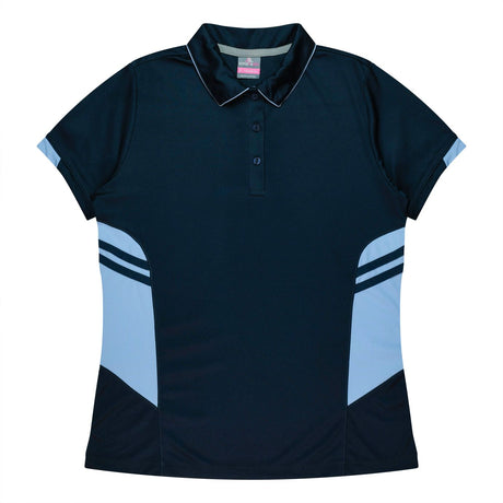 2311 Aussie Pacific Tasman Polo Ladies - Navy Colours