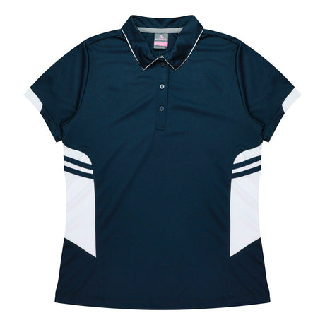 2311 Aussie Pacific Tasman Polo Ladies - Navy Colours