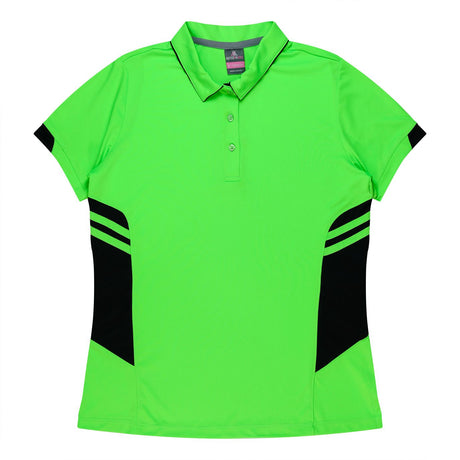 2311 Aussie Pacific Tasman Ladies Polos Short Sleeve - Neon Colours