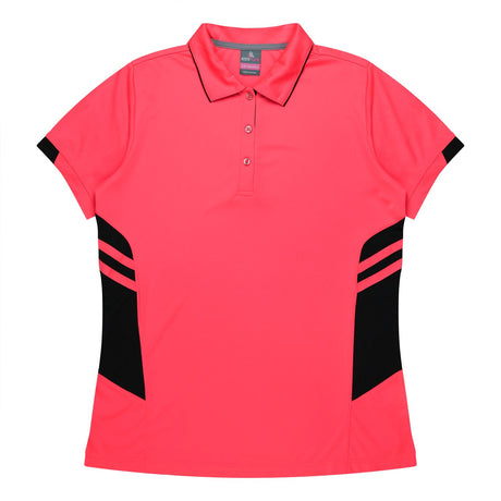 2311 Aussie Pacific Tasman Ladies Polos Short Sleeve - Neon Colours