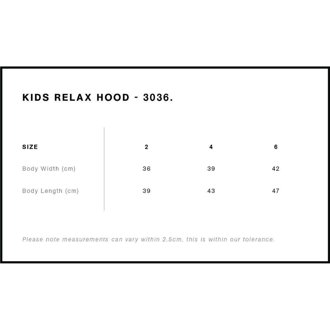 3036 Kids Relax Hoodie