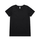 4011 AS Colour Wo's Shallow Scoop Tee