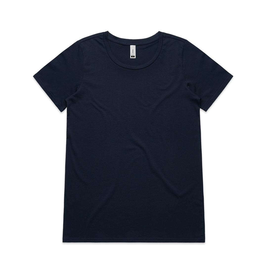 4011 AS Colour Wo's Shallow Scoop Tee