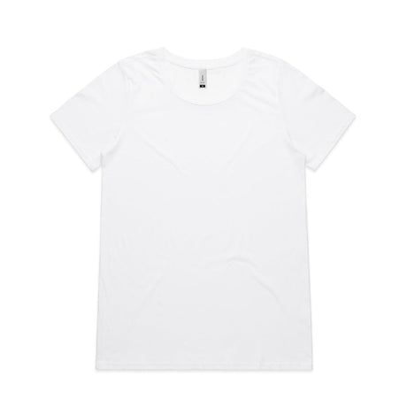 4011 AS Colour Wo's Shallow Scoop Tee