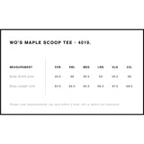 4019 AS Colour Wo's Maple Scoop Neck Tee