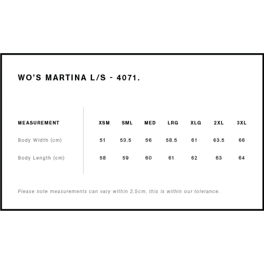 4071 AS Colour Wo's Martina Long Sleeve Tee