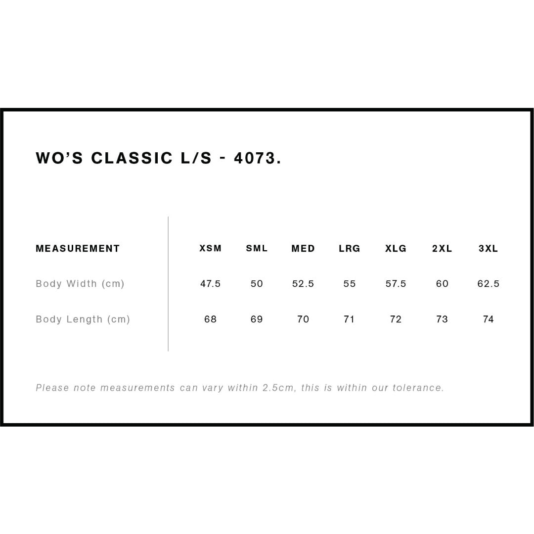 4073 AS Colour Wo's Classic Long Sleeve Tee