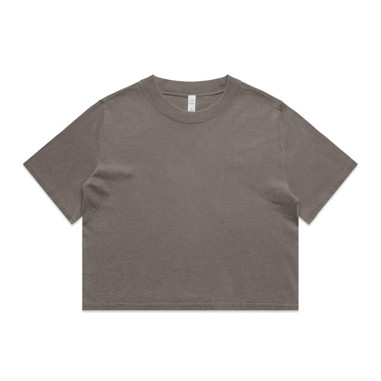 4089 AS Colour Wo's Heavy Faded Crop Tee