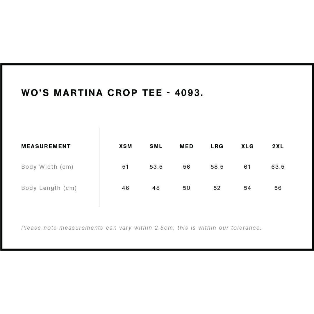 4093 AS Colour Wo's Martina Crop Tee