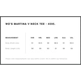 4095 AS Colour Wo's Martina V Neck Tee