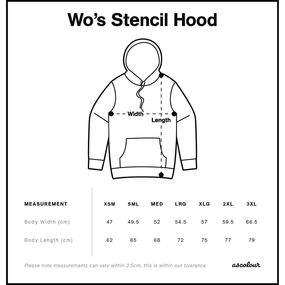 4102 AS Colour Wo's Stencil Hoodie