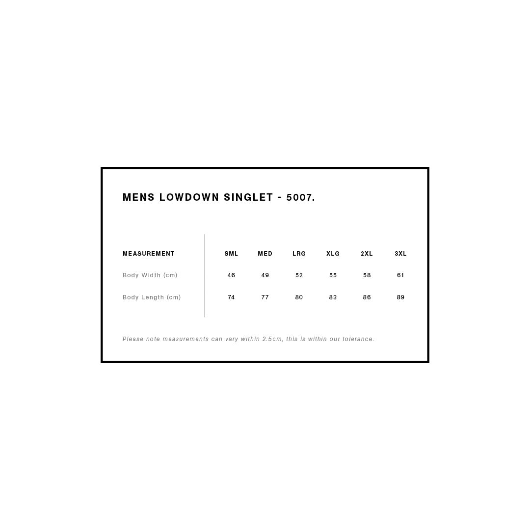 5007 AS Colour Lowdown Singlet