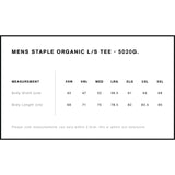 5020G AS Colour Staple Organic Tee Mens Long Sleeve