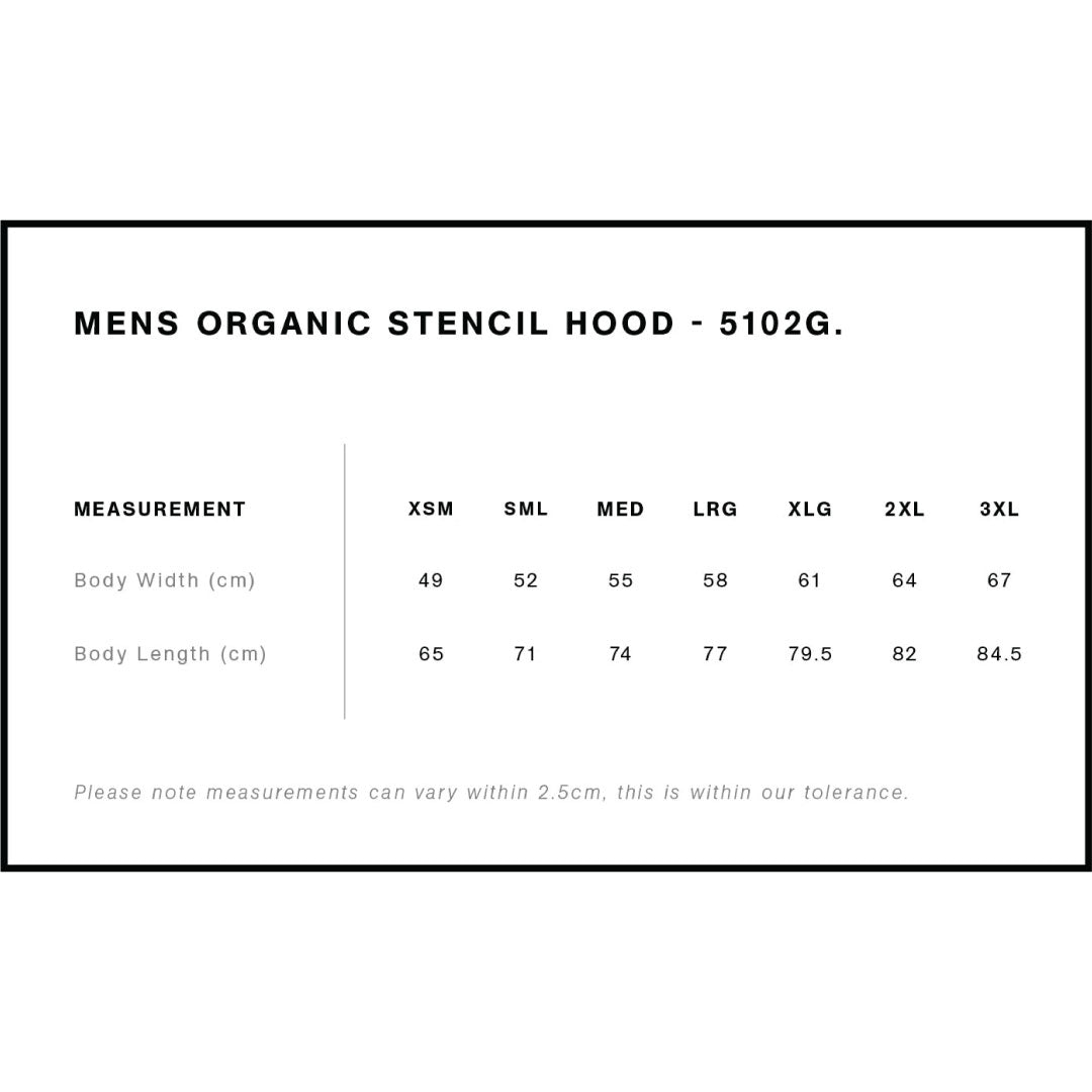 5102G AS Colour Organic Stencil Hood