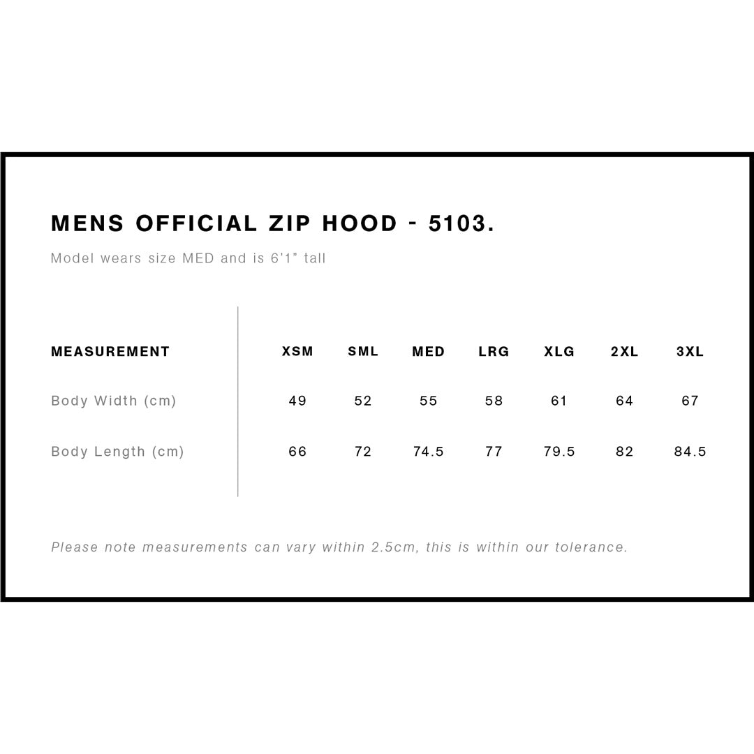 5103 AS Colour Official Zip Hood