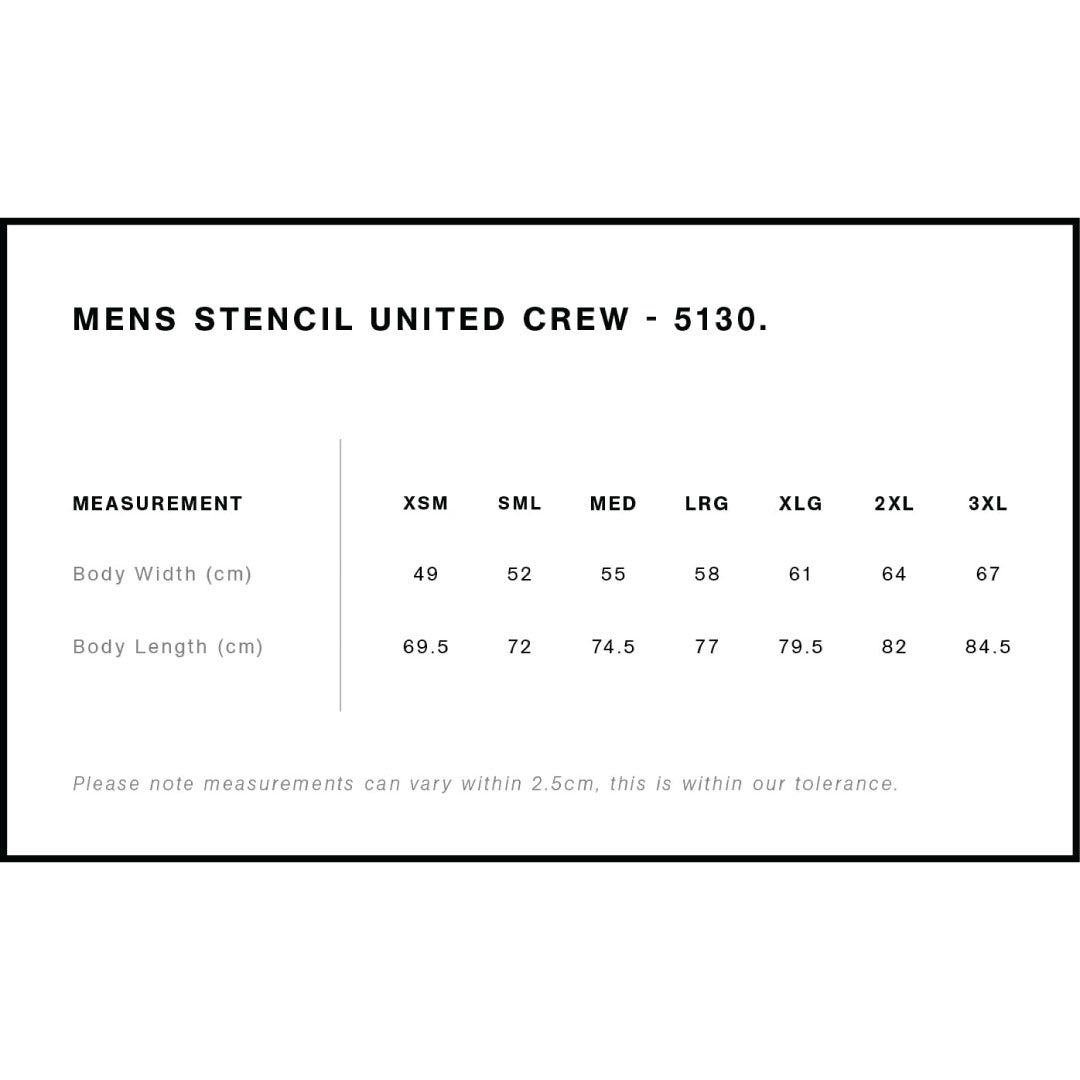 5130  Stencil United Crew Jumper