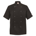 CJ040 Chefs Craft Executive Short Sleeve Chef Jacket With Studs