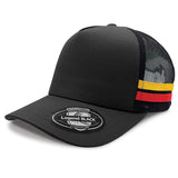 7050 Striped Trucker