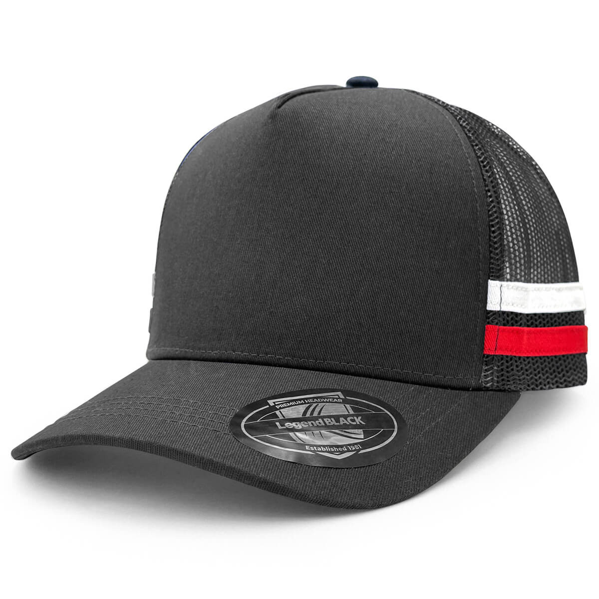 7050 Striped Trucker
